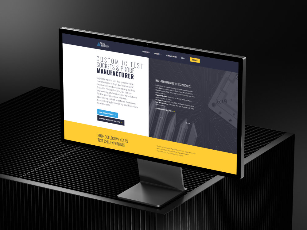 Signal Integrity website homepage